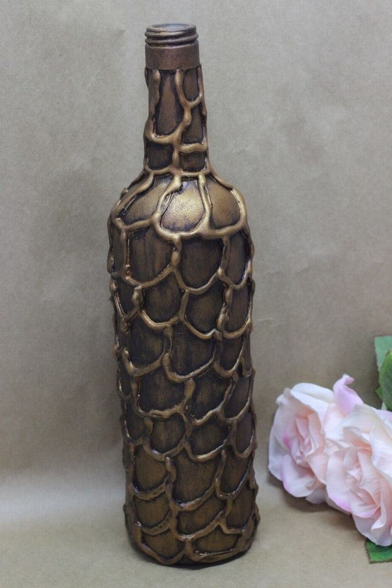 fancy decorated bottle