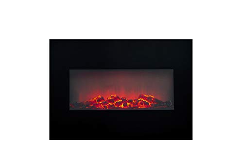 Classic Fire Memphis' Electric Heater with led lighting-1800W, Black, One Size