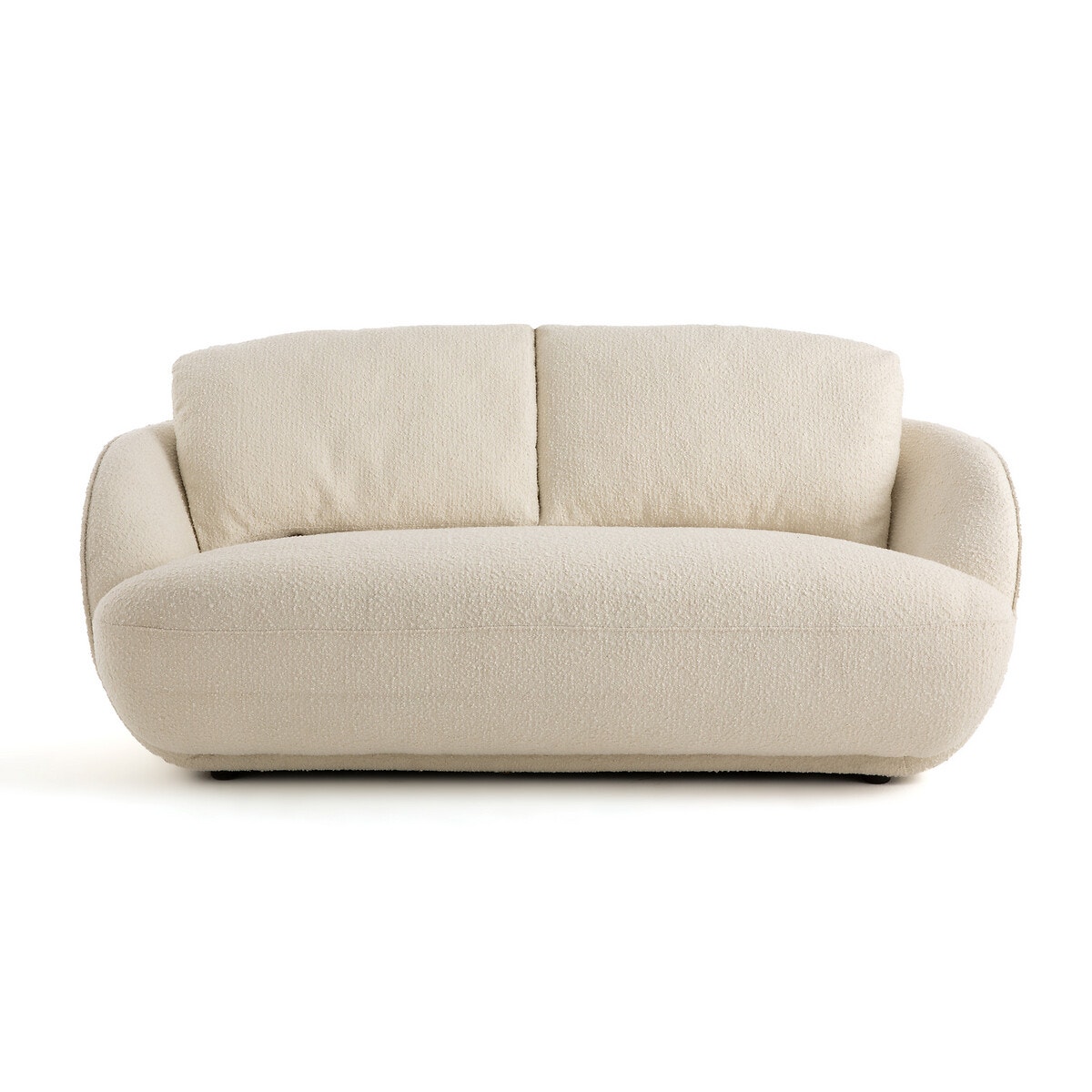 Alpin bouclé fabric sofa measures: Width: 168 cm;  Height: 77 cm;  Depth: 100cm