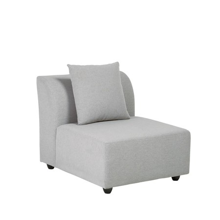 Light Gray Modular Sofa Armchair 1000 13 33 175 759 2