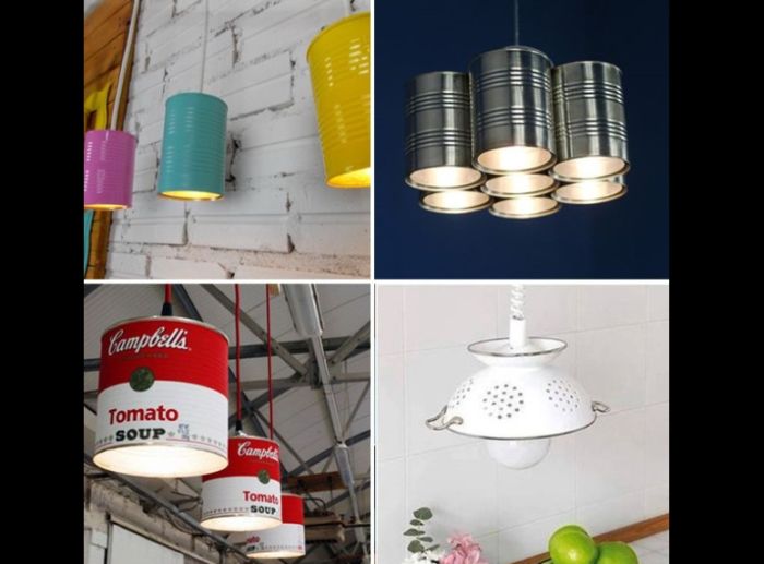 handmade tin chandelier 