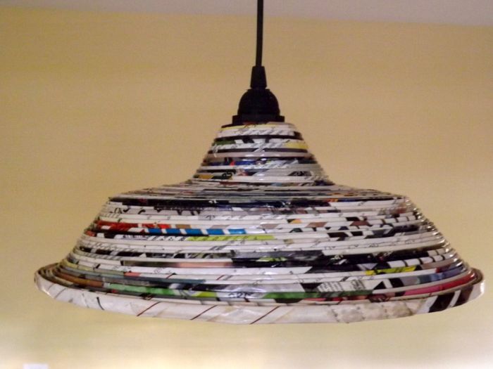 handmade paper chandelier