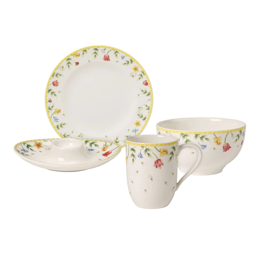 Villeroy & Boc Spring Awakening breakfast set for 2, 8 pieces