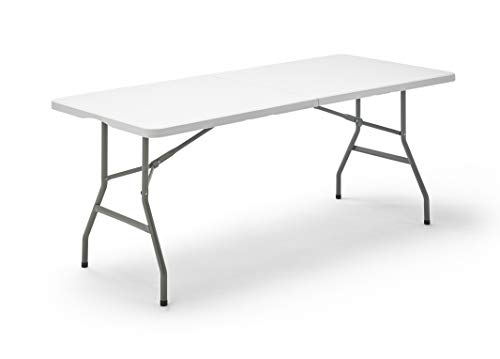 KitGarden Folding 180 - Folding Table, White, 180x74x74 cm