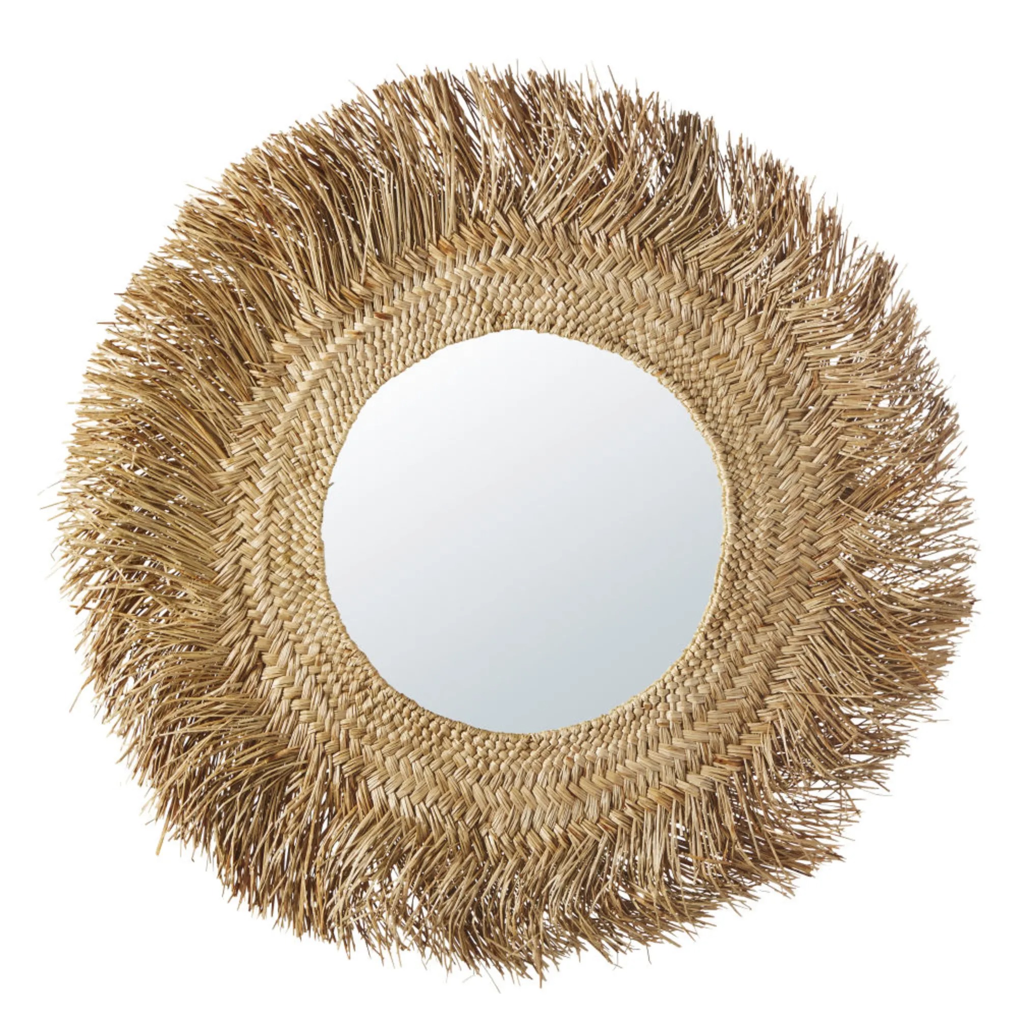 KINSHASA Vegetable fiber mirror D.92