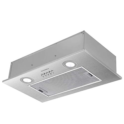 CIARRA CBCS5913A Built-in Extractor Hood Evacuation to the outside and internal recirculation by Carbon Filter CBCF005 Width 52 cm Capacity 300 m³ / h Stainless Steel