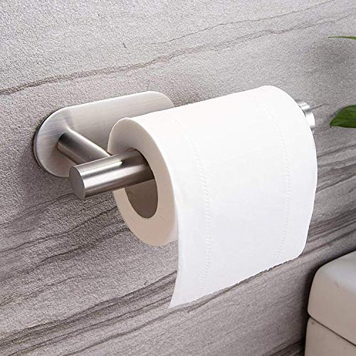 ZUNTO Stainless Steel Bathroom Roll Holder - Self-adhesive Toilet Paper Holder For Bathrooms