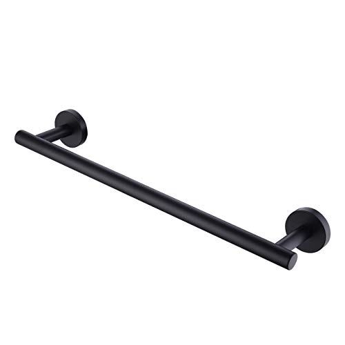 KES Bath Towel Racks 40CM Adhesive Towel Bar Towel Racks Stainless Steel Wall Towel Rack for Bathroom and Kitchen Matte Black, A2000S40DG-BK