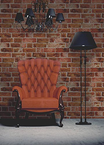 Brewster FD31045 - Brick Wallpaper - Orange