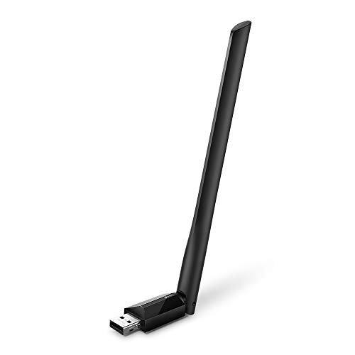 TP-Link 5G & 2.4G Hz USB Wi-Fi Adapter, 600 Mbps AC Wi-Fi Antenna, Dual Band with External Antenna and Powerful Signal, 256QAM Turbo, ideal for Teleworking