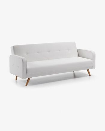 white sofa bed