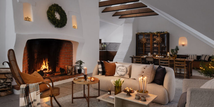 A very natural Christmas without fanfare;  this is the H&M Home proposal for the next parties