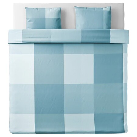 Brunkrissla Duvet Cover 2 Light Blue Pillowcases 0811117 Pe772154 S5