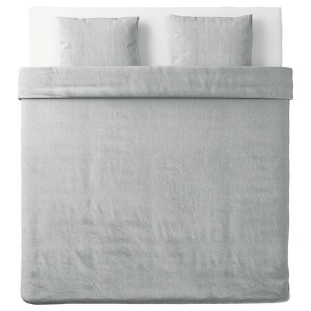 Spjutvial Duvet Cover 2 Pillowcases Light Gray Mix 0813640 Pe775211 S5