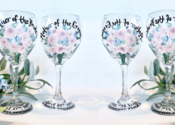 30 Decorated Wedding Bowls