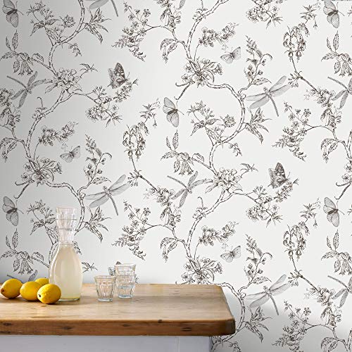 Graham & brown 33-008 Modern Living Wallpaper Collection Fleece, White