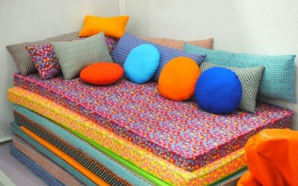 Old Mattress Sofa: How To Make, 30 Ideas