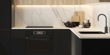 Trend alert;  elegantly timeless, clean-lined, handleless kitchens are on trend