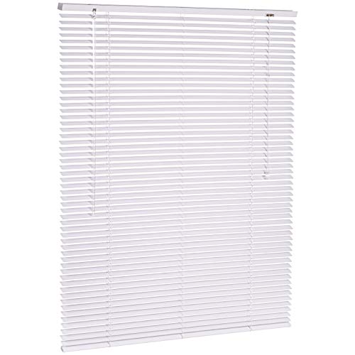 AmazonBasics - Aluminum Venetian Blind, 100 x 130 cm, White