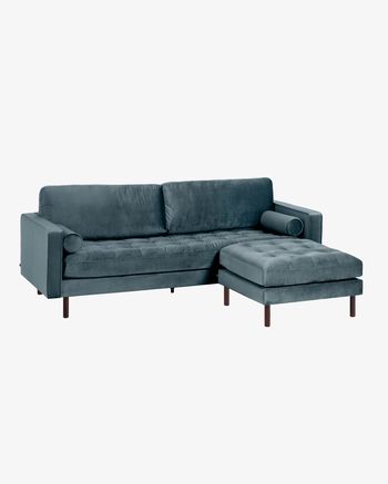 Sofa with footrest