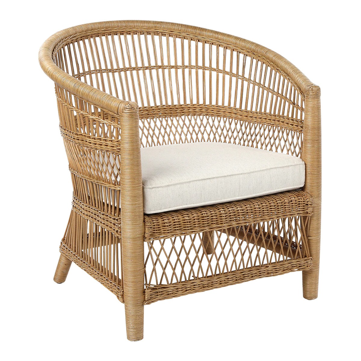 Lumpur rattan armchair from the Lumpur Collection