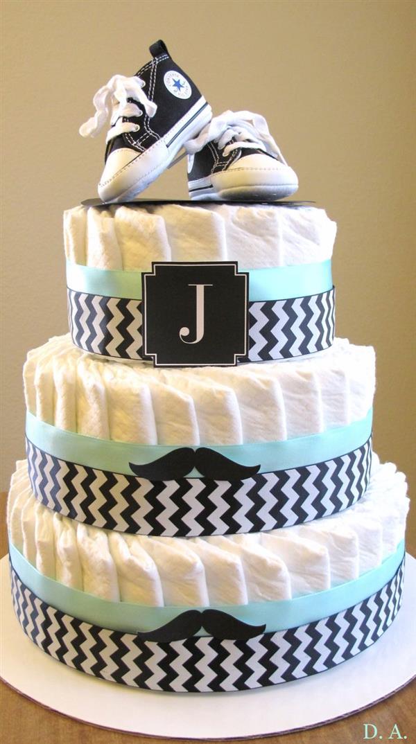 diaper cake step by step 2 floors