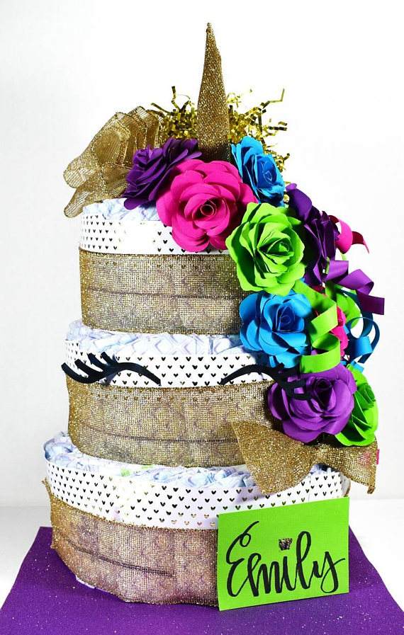 baby shower diaper cake