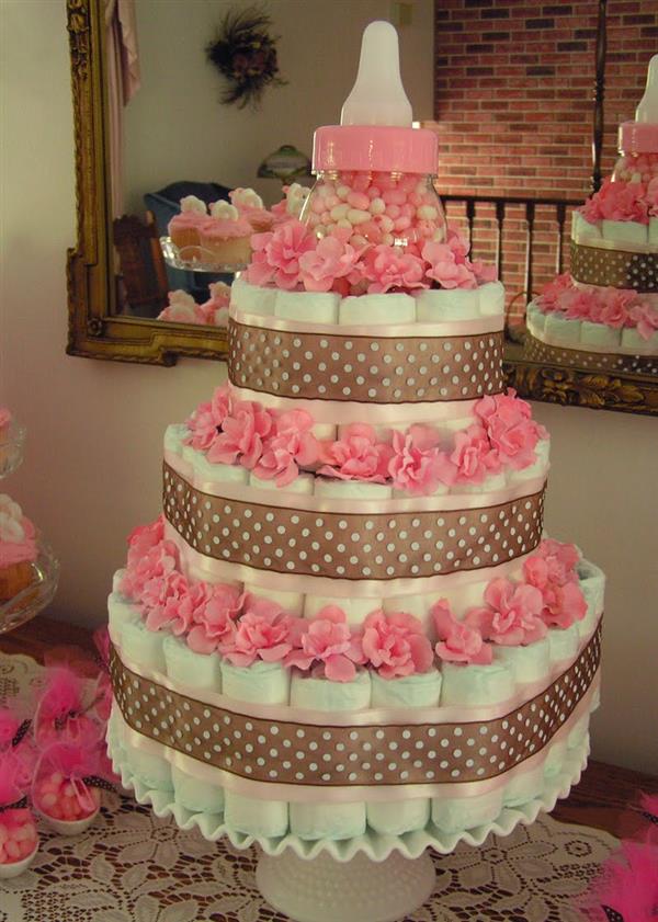 different diaper cake