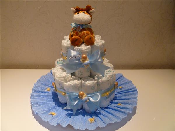   youtube diaper cake