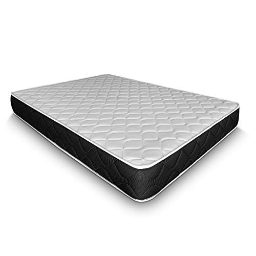 Duérmete Online - Reversible Pocket Visco Memory Foam Mattress (Winter-Summer Side) Firm-hardness High, Very Breathable, 150x200