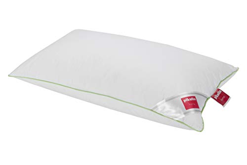 Pikolin Home - Deluxe anti-mite pillow, 70% goose down, 100% Egyptian cotton, 40x75cm, white.  (All the sizes)