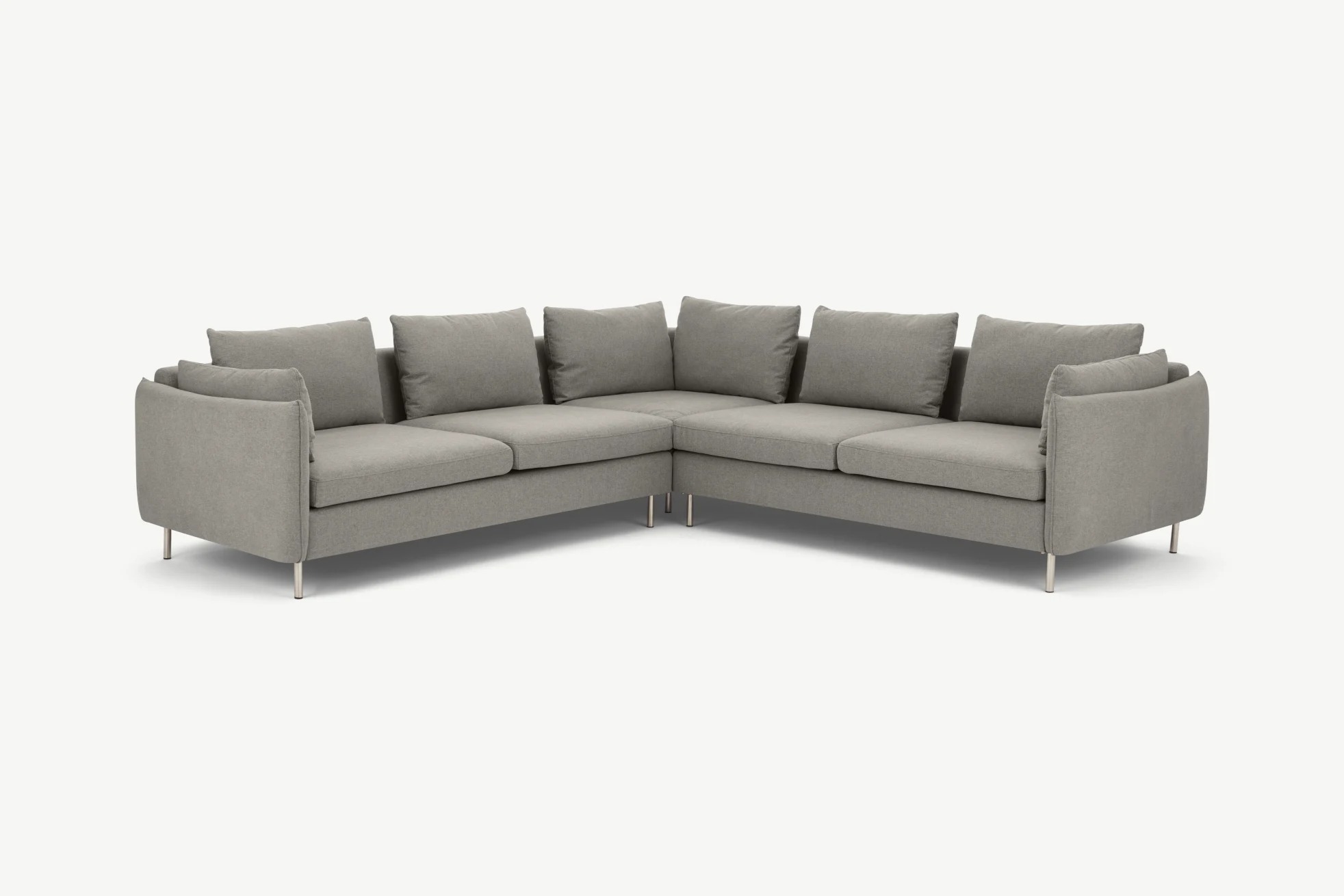 Vento 5 Seater Corner Sofa, Manhattan Gray