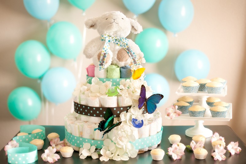 diaper cake step by step