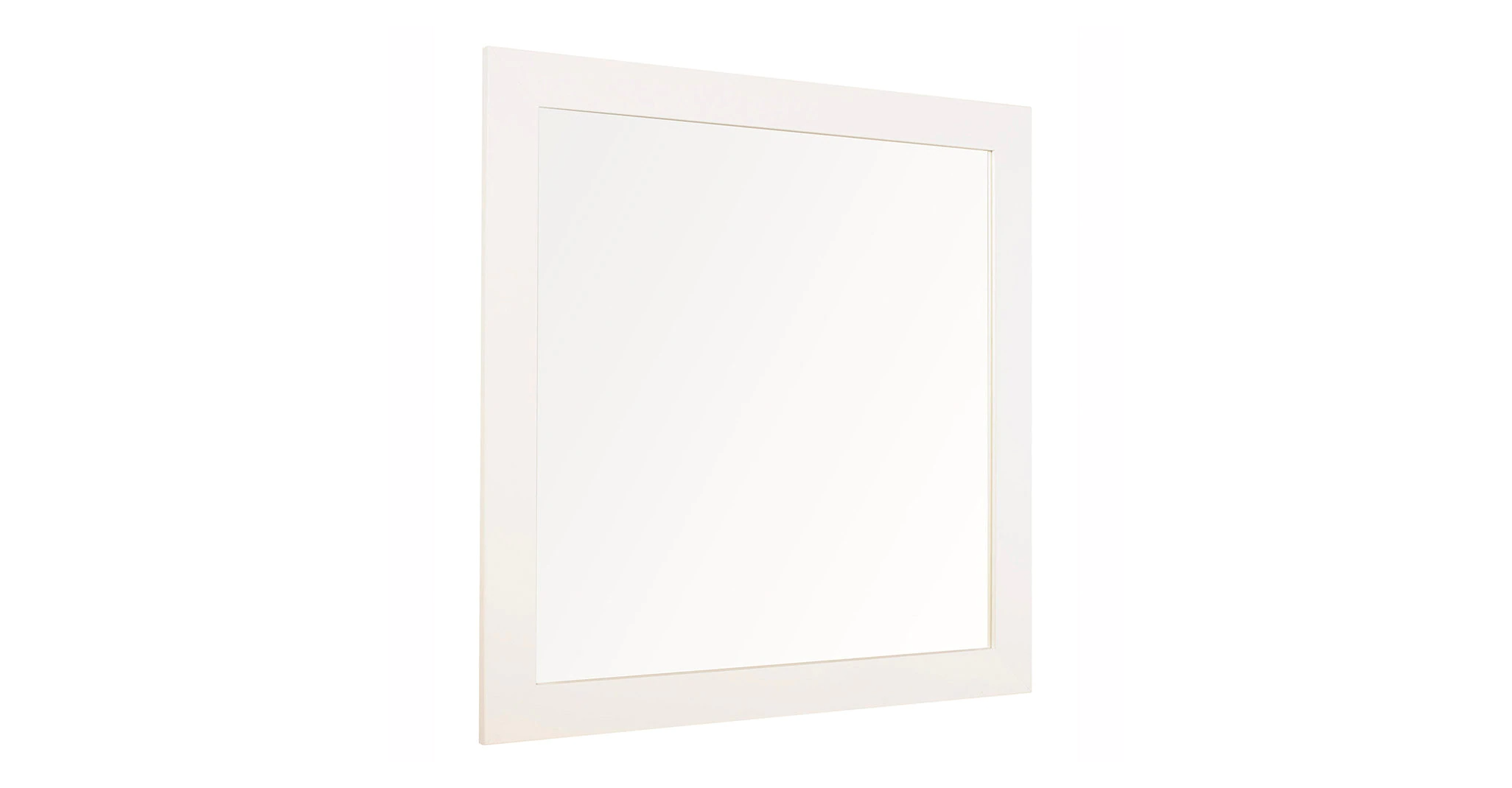 Roma white bathroom mirror 100 x 80 cm