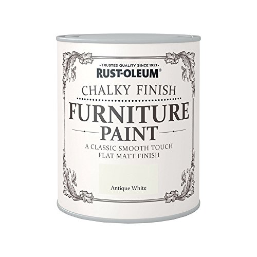 Rust-Oleum RO0070002G1 - Chalky Paint Finish Furniture - Antique White - 750Ml