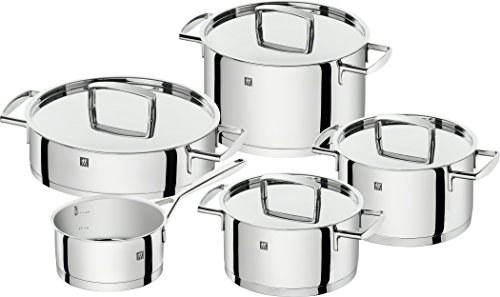 Zwilling Cookware, Stainless Steel, Glossy Gray