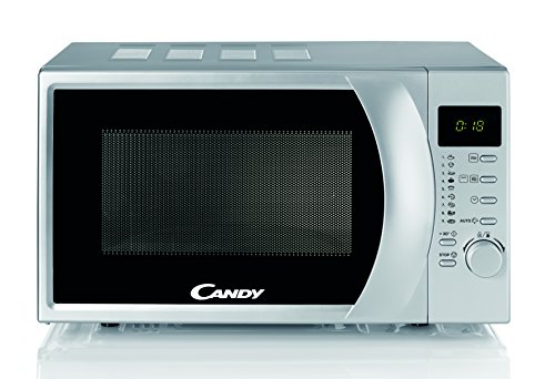 Candy CMG 2071 DS Microwave with grill, 20L Capacity, Digital display, 9 Automatic Programs, 24.5cm turntable, 700W-900W, 700 W, 20 liters, Silver