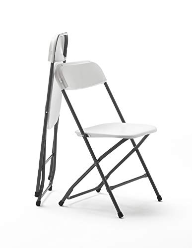 KitGarden - Pack of 2 Multifunctional Folding Chairs, White, Every