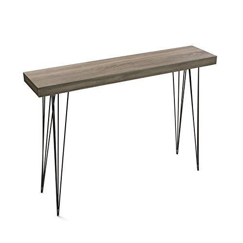 Versa 20361009 Dallas Oak Wood Entry Table, 110x80x25, Console / Chest