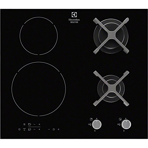 Electrolux - Mixed Gas and Induction Hob with 4 zones - Model egd6576nok - Black