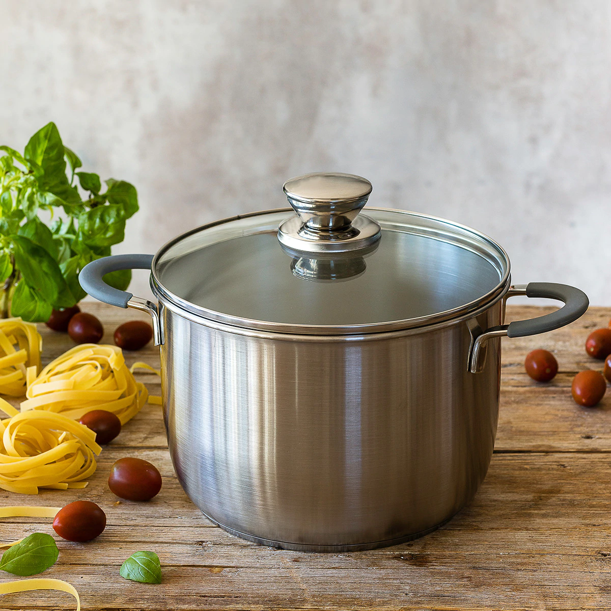 Stainless steel pot