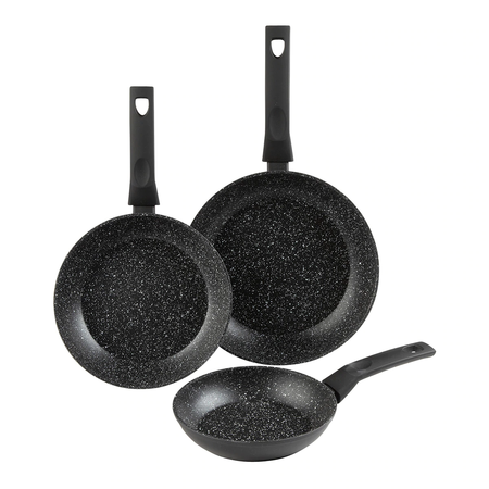 Set of three pans