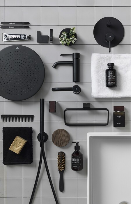 Matte black trend in the bathroom