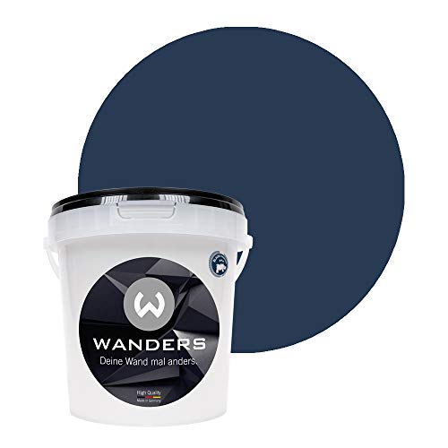 Wanders24 Wall Paint Matte Chalkboard Paint (1 liter, Midnight Blue) Washable, Creative, Writable, Chalkboard Paint