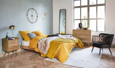 Washed Linen Bedding Set Mustard Yellow 240x260 1000 5 16 192921 5