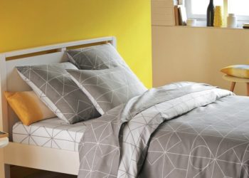 A dozen bedrooms in 2021 trend colors according to Pantone: yellow and gray