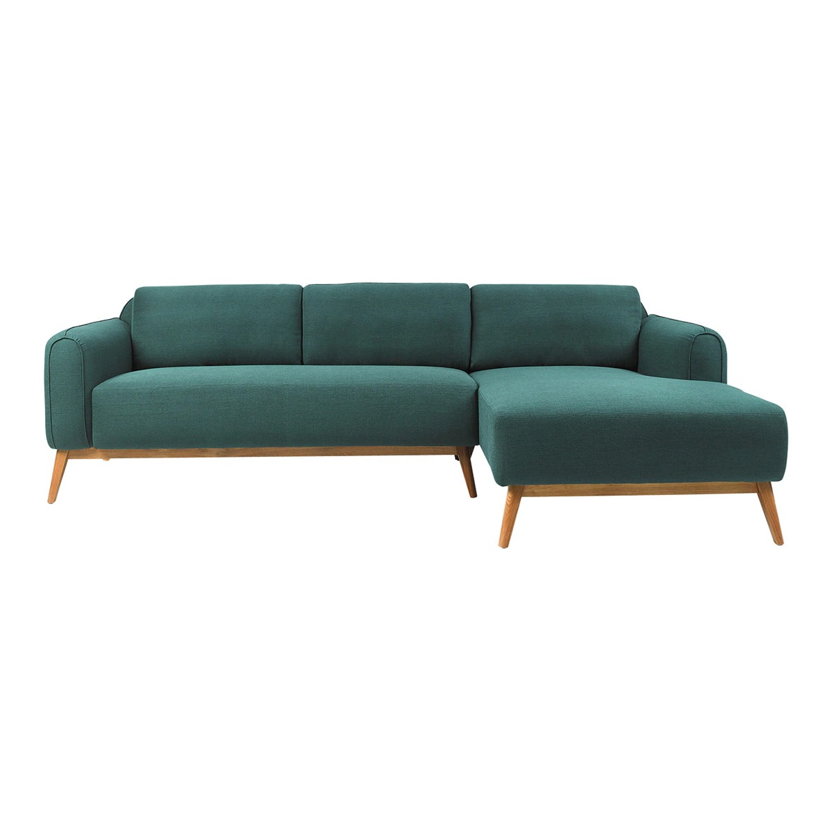 Sofa with right chaise longue Green Room