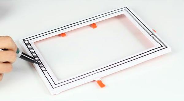 painting mirrored tray