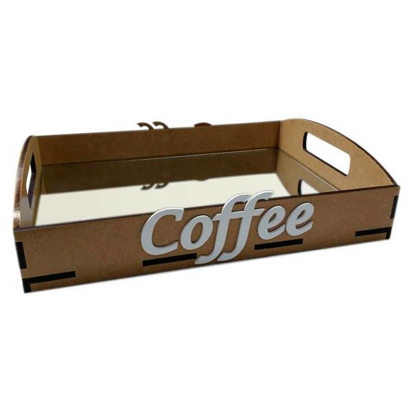 mirrored MDF coffee tray