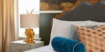 bedroom and home office, a very elegant and functional two in one